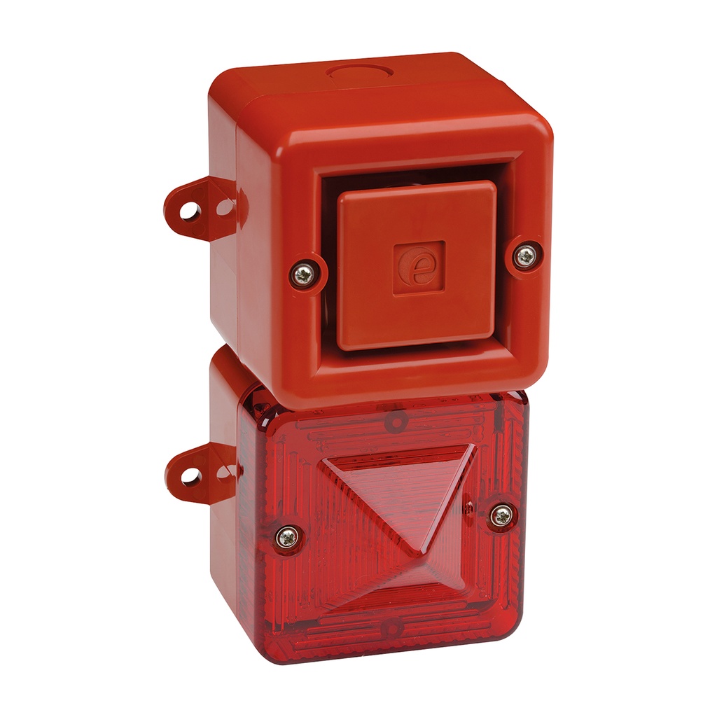[AL105NHAC230AA0A1R/R] Sounder LED Beacon AL105NH 48-260VAC Red/Red