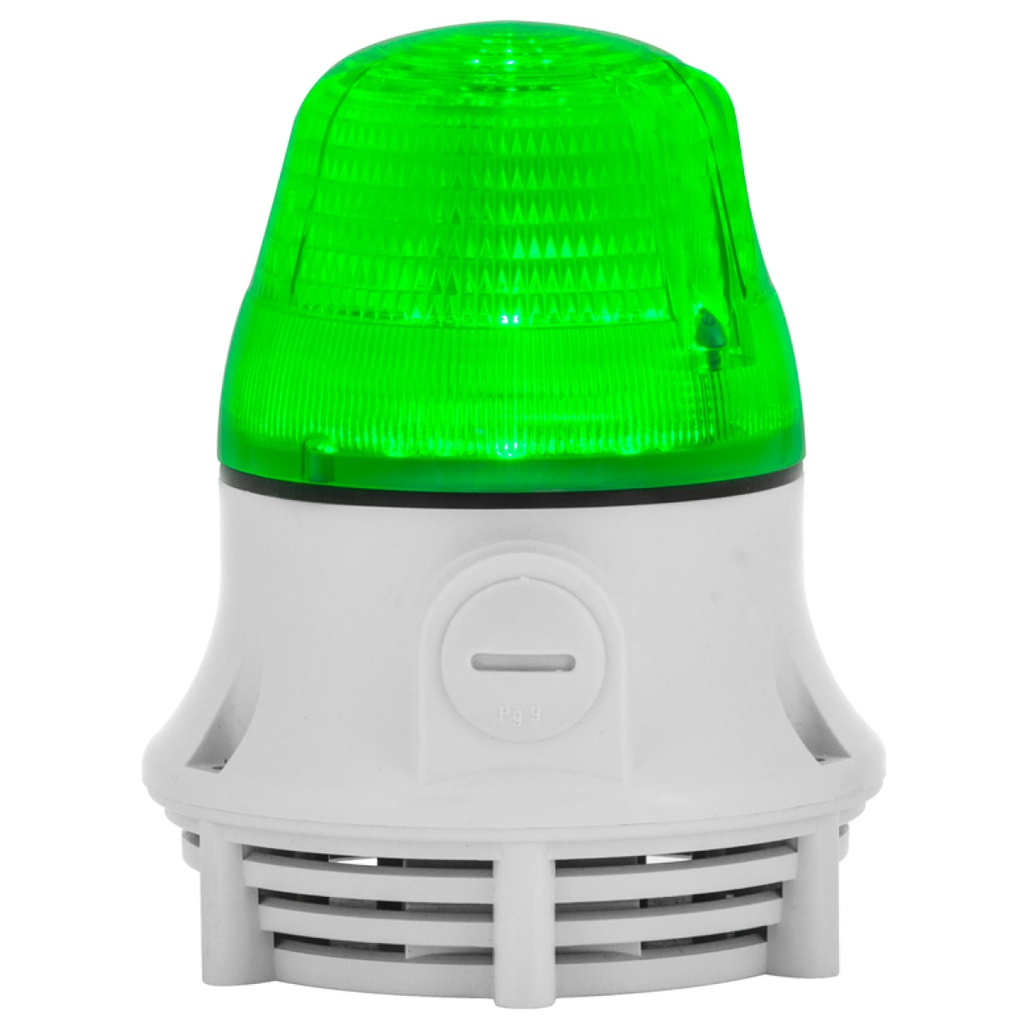 [38634] LED GRN P/MNT BEACON 12-24VAC/DC