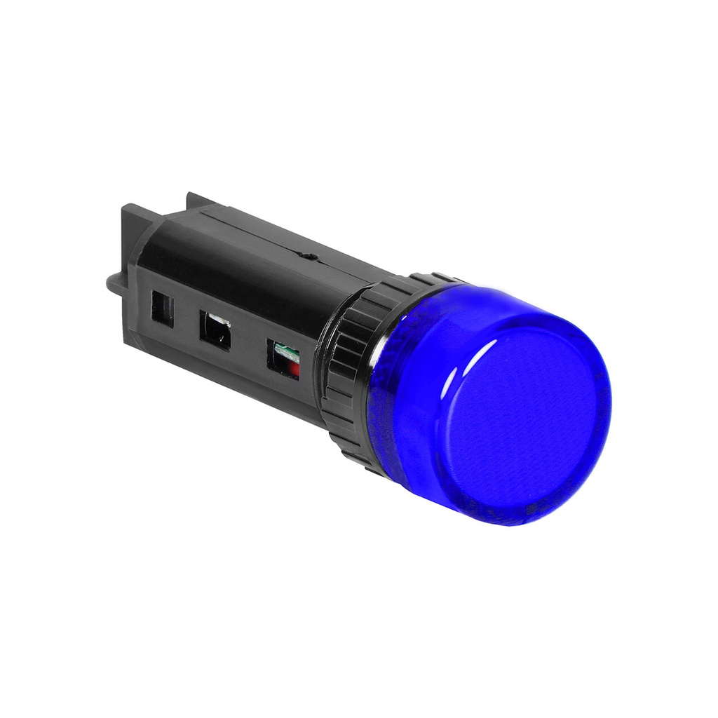 16mm Blue LED Pilot Light 24VAC/DC