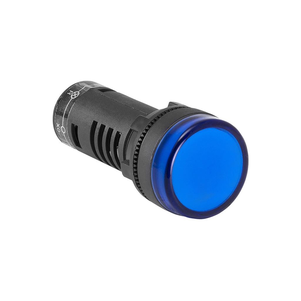 22mm Long Blue Anti-Interference Pilot Light