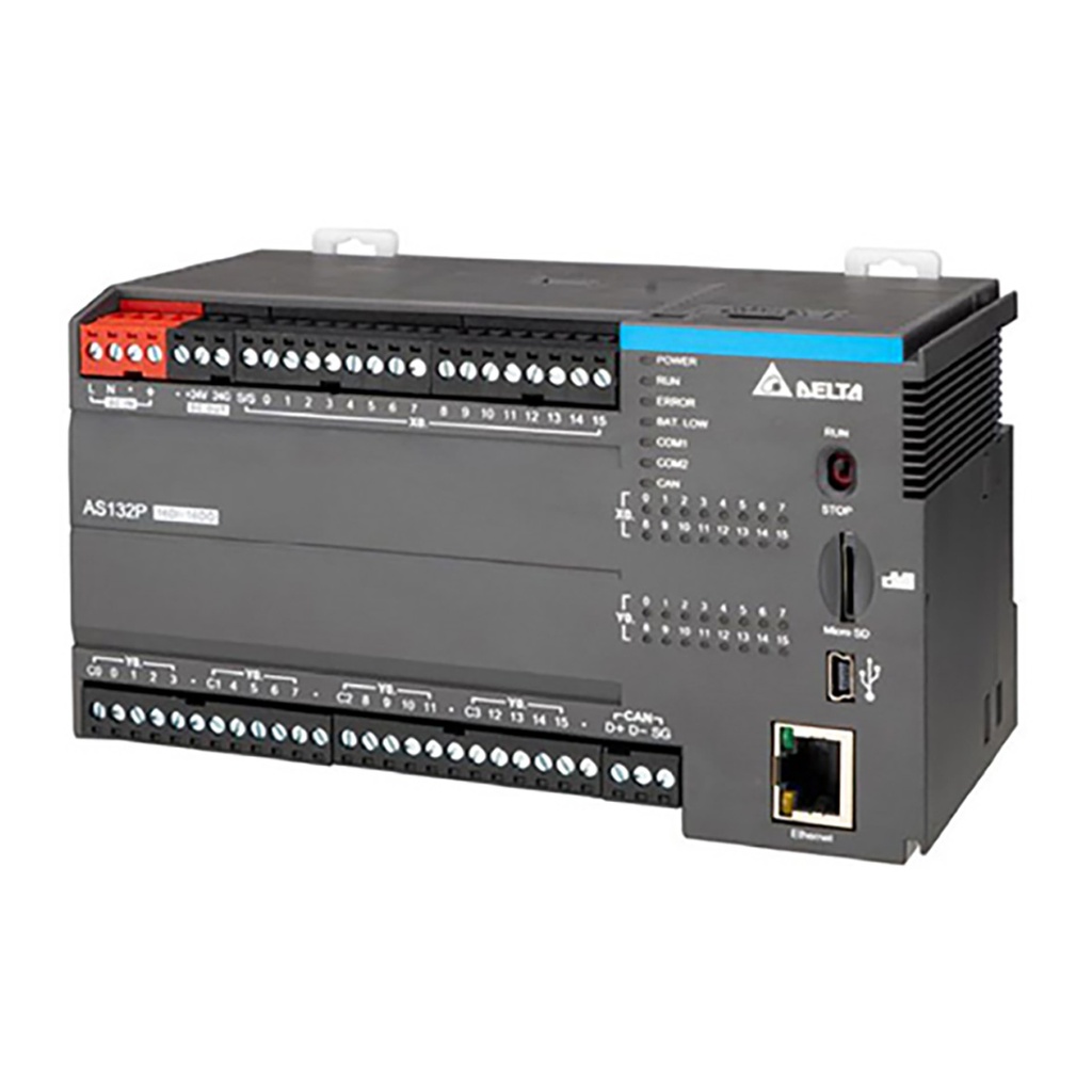 [AS132P-A] 16DI+16DO AS100 230VAC PLC PNP