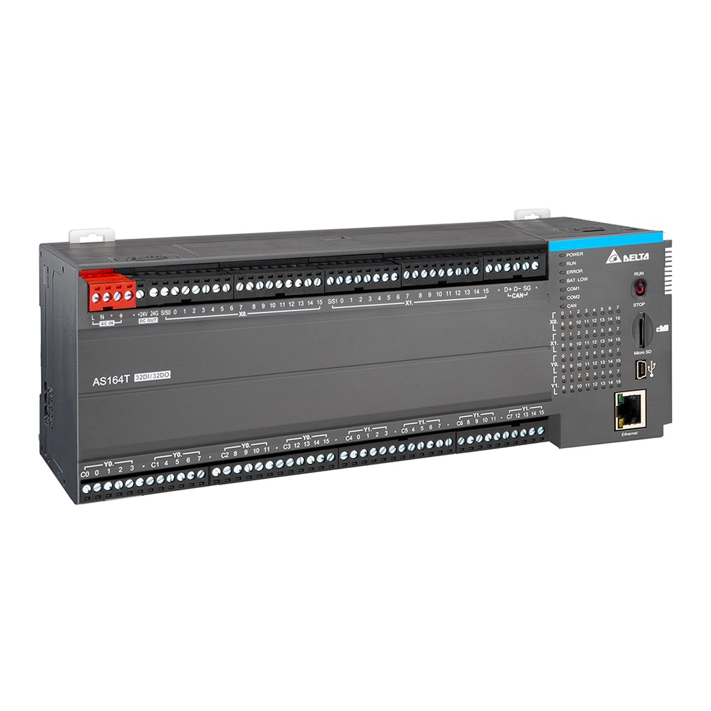 32DI+32DO AS100 230VAC PLC Relay