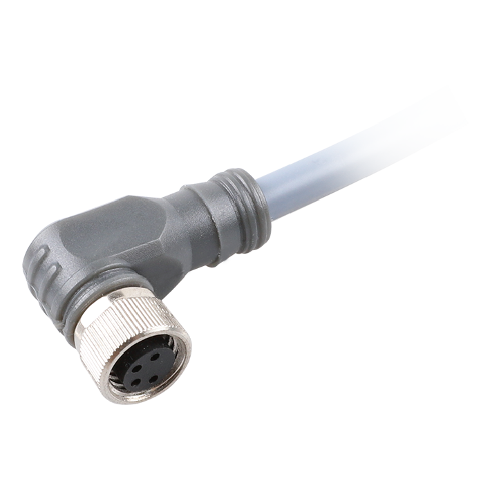 M8 Sensor Cable 4PIN 90 Degree Female 2M