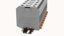 [DC50-01P-12] 16-50mm 150A DIN Terminal Rail blue