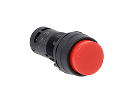 Projecting Red Pushbutton 1NO + 1NC Spring Return