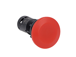 RED MUSHROOM P/BUTTON 1NO+1NC S/R