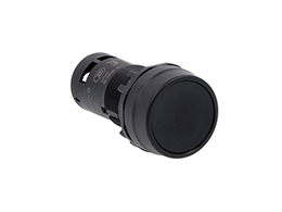 Flush Black Pushbutton 1NO + 1NC Alternate