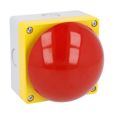 1 Hole Palm Pushbutton Station Pull-Release 2NC