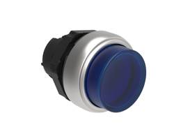 Alternate Action Blue Illuminated Pushbutton Actuator