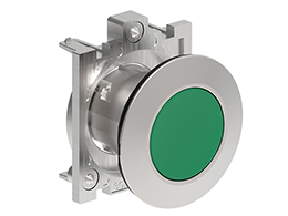 30mm Flush Green Momentary Pushbutton Actuator