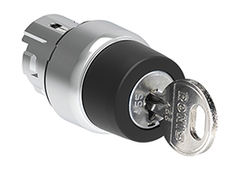 22mm I-O-II Key Selector Switch Actuator Removable L+R+C