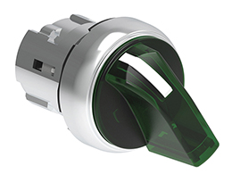 22mm Illuminated Green Selector Switch Actuator
