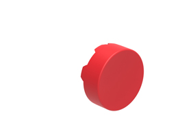 Red Extended Cap Flush Pushbutton Actuator