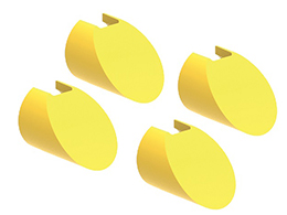 YELLOW SCREW PROTECTION PLUGS FOR LPZ