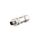 [LS12.8-9/M/S/C] M12 90 DEG STRAIGHT METAL CONN. 2A 8PIN MALE