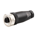 [LSO12.4-0/C(BU)] M12 STRAIGHT CONNECTOR 4A 4PIN FEMALE