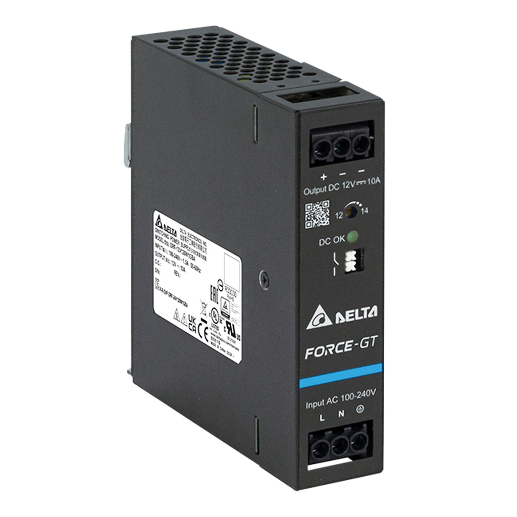 Force-G PSU 10A 120W 1ph 85-264VAC/12VDC
