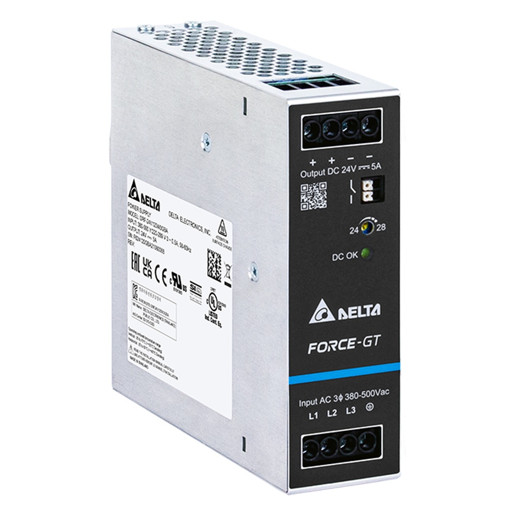 Force-G PSU 5A 120W 3ph 320-575VAC/24VDC