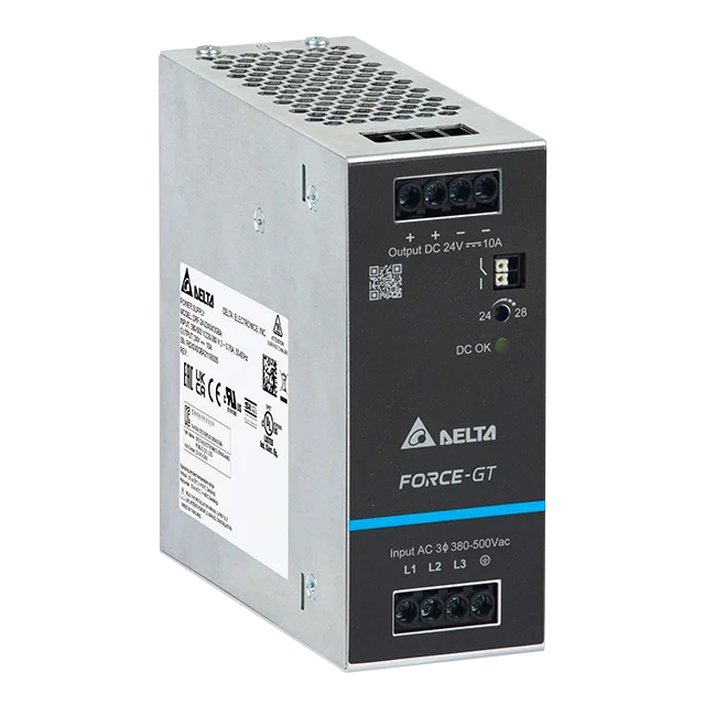[DRF-24V240W3GBA] Force-G PSU 10A 240W 3ph 320-575VAC/24VDC