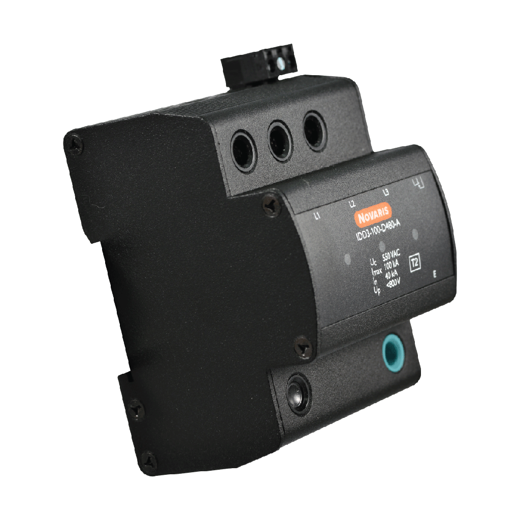 [IDD3-100-D480-A] Surge Diverter, 3 Phase Delta, 100kA, 480VAC + Alarms