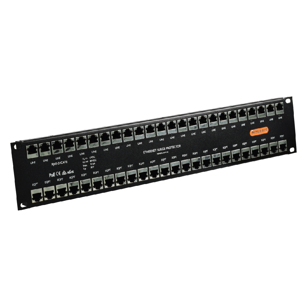 [RJ45-8CAT6] 8 Port, RJ45 Connectors, CAT6 and POE