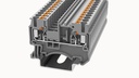 [DS2.5-01P-11-00A(H)] Terminal 2.5mm² 24A Push In DIN Rail Grey
