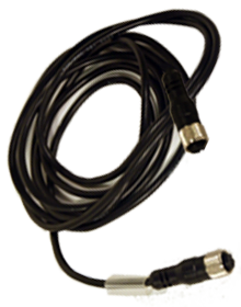 5M M12 5P M-F Straight Extension Cable