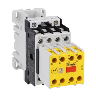 [BFS1223D024] 3P Contactor 12A AC3 Safety Coil 24V DC