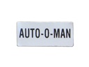 [LPXAGB214] Label "AUTO-O-MAN"