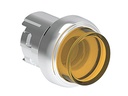 Platinum Illuminated Yellow Extended Metal Push-Button