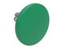 Platinum Metal 60mm Mushroom Spring Return Pushbutton Green