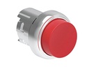 Platinum Metal Extended Pushbutton Red
