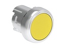 Platinum Metal Flush Pushbutton Yellow