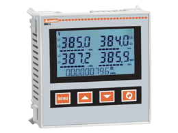 96X96 MULT. LCD WITH ICONS, RS485, HARM.