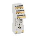 Socket for HR6 Relays 4CO, Spring Cage Terminals