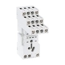 Socket for HR60 Relays 2CO, Screw Terminals (Contacts Terminals on one side)