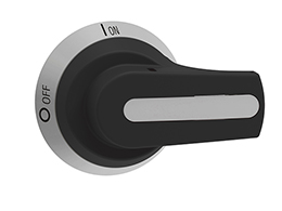 Door Coupling Handle Black Pistol Grip -GA30 A, GA063 A -GA160 A, GA60 01, with Release ?7mm