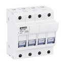 [FB01F3N] Fuse Holder 10x38, 3 pole + N