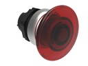 Platinum Plastic Illuminated 40mm Mushroom Pushbutton Red Spring Return