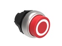 Platinum Plastic Extended Pushbutton Red "O"