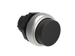 Platinum Plastic Extended Pushbutton Black