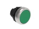 Platinum Plastic Flush Pushbutton Green