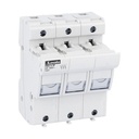 [FB02A3P] Fuse Holder 14x51, 3 pole