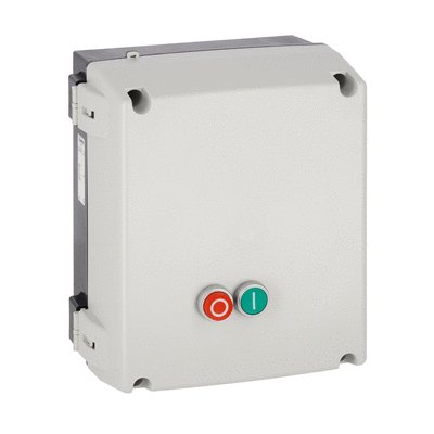 Empty Enclosure with Stop/Start and Mounting Plate M3