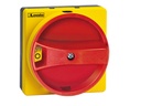 Door Coupling Handle Red/Yellow-suit GA...A, GA...C + GA...D, Screw Fixing, Recessed Selector ?5mm