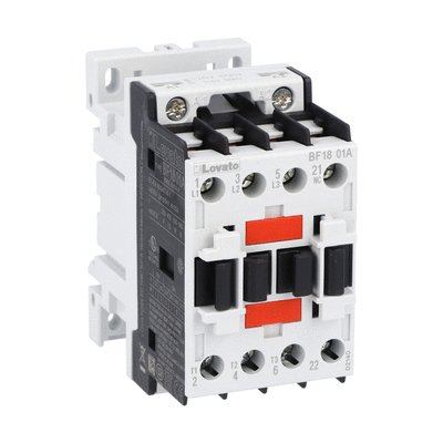 [BF1801A230] 3P Contactor 18A AC3 240VAC Coil, 1NC Auxiliary Contact