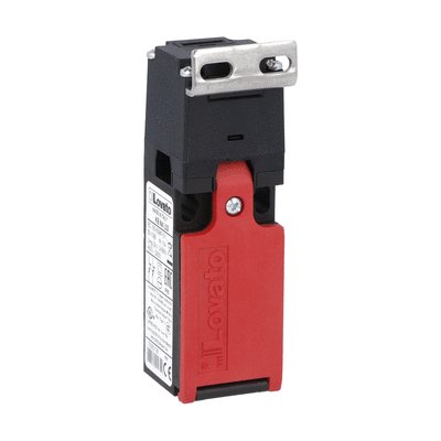 Plastic Key Operated Safety Switch, 1NO+1NC, Angled T Key