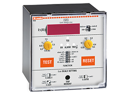 Earth Leakage Relay 100-240-415VAC Flush Mount, External CT, Fail Safe, Digital Display