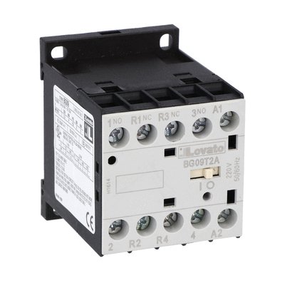 [BG09T2A024] 4P Mini Contactor 2NO + 2NC 20A AC1 24VAC Coil