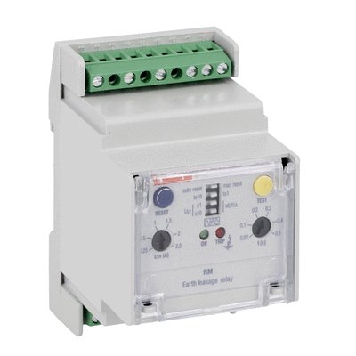 [31RM48] Earth Leakage Relay 24-48VAC/DC DIN Mount, External CT